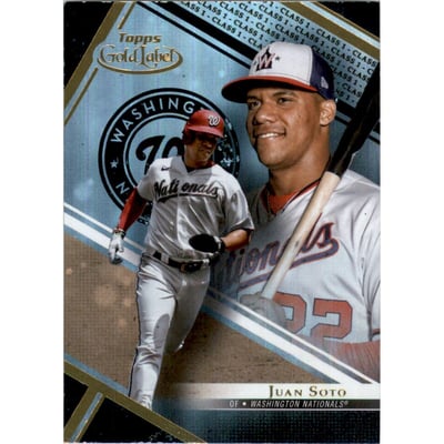 2021 Topps Gold Label Class 1 Black #30 Juan Soto