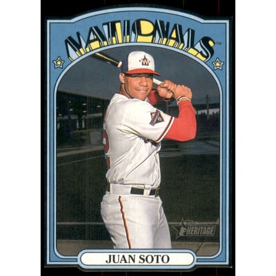 2021 Topps Heritage '72 Die Cuts #72DC21 Juan Soto