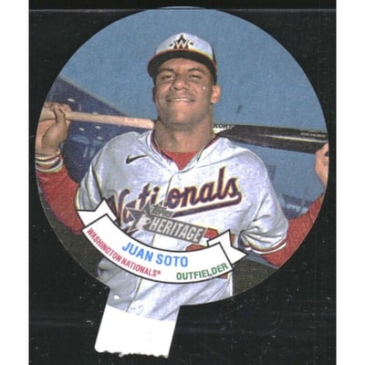 2021 Topps Heritage '72 Topps Candy Lids #23 Juan Soto