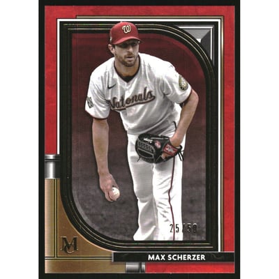 2021 Topps Museum Collection Ruby #72 Max Scherzer