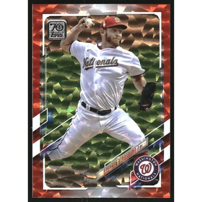 2021 Topps Orange Foil #400 Stephen Strasburg