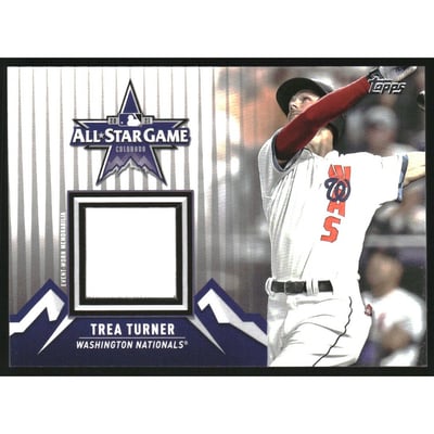 2021 Topps Update All-Star Stitches Relics #ASSCTT Trea Turner