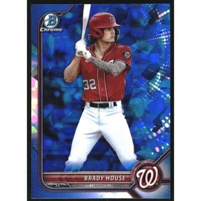 2022 Bowman Chrome Draft Sapphire #BDC144 Brady House