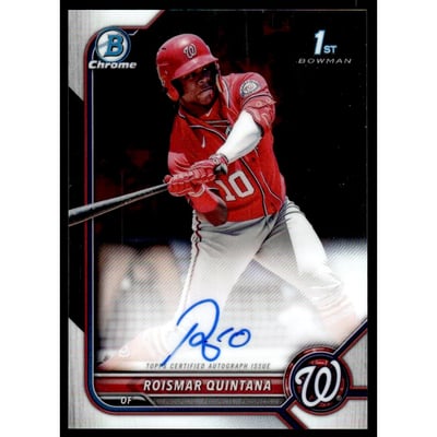 2022 Bowman Chrome Prospect Autographs #CPARQ Roismar Quintana