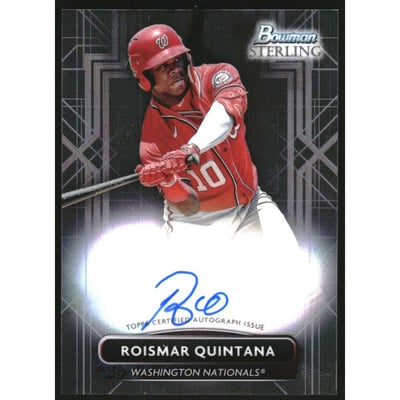 2022 Bowman Sterling Prospect Autographs #PARQ Roismar Quintana