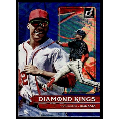 2022 Donruss Holo Blue #20 Juan Soto DK