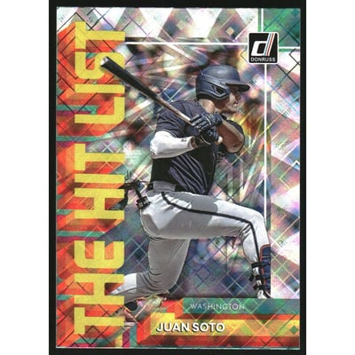 2022 Donruss The Hit List Diamond #2 Juan Soto