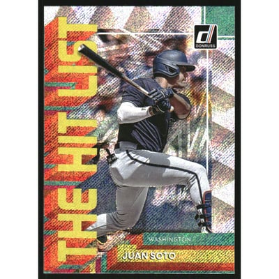 2022 Donruss The Hit List Rapture #2 Juan Soto