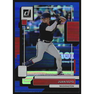 2022 Donruss Variations Holo Blue #225 Juan Soto