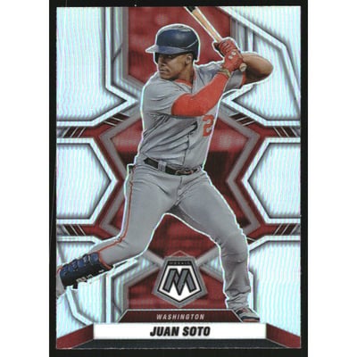 2022 Panini Mosaic Silver Prizm #127 Juan Soto