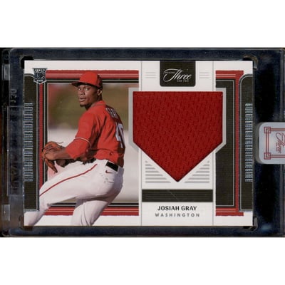 2022 Panini Three and Two Rookie Jerseys #22 Josiah Gray/99