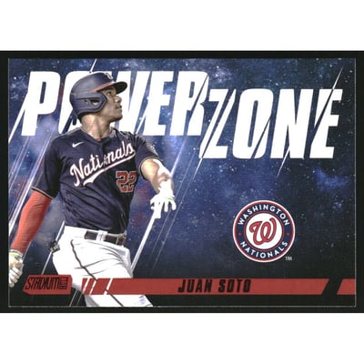 2022 Stadium Club Power Zone Red #PZ3 Juan Soto
