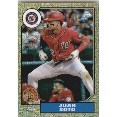 2022 Topps '87 Topps Silver Pack Chrome #T87C25 Juan Soto