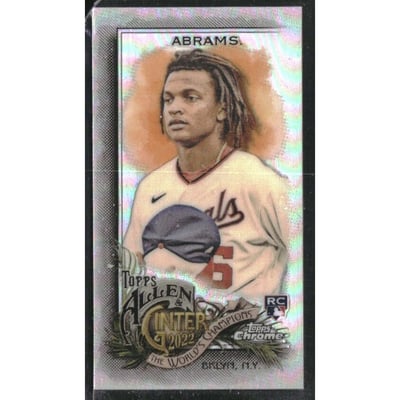 2022 Topps Allen and Ginter Chrome Mini #218 CJ Abrams