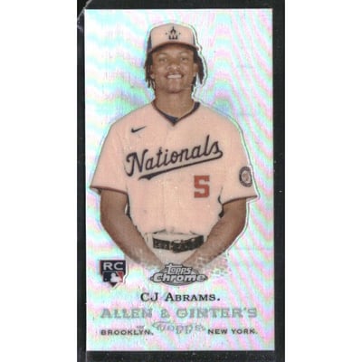 2022 Topps Allen and Ginter Chrome Mini Rookie Design Variations #RDV9 CJ Abrams