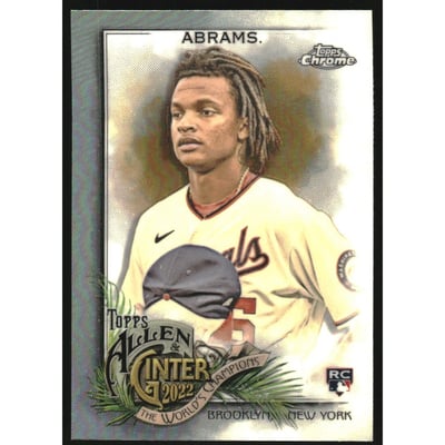 2022 Topps Allen and Ginter Chrome Refractors #218 CJ Abrams