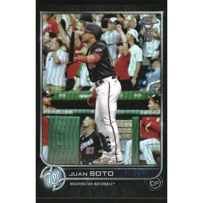 2022 Topps Chrome Ben Baller #129 Juan Soto