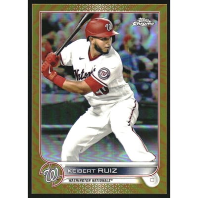 2022 Topps Chrome Gold Refractors #218 Keibert Ruiz