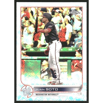 2022 Topps Chrome Logofractor #36 Juan Soto