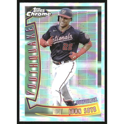 2022 Topps Chrome Sonic '96 Youthquake #YQ28 Juan Soto