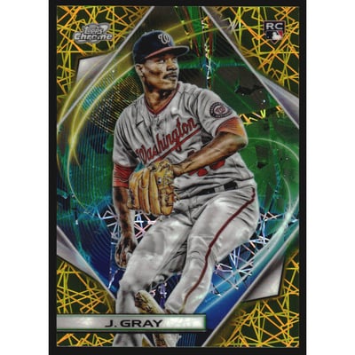 2022 Topps Cosmic Chrome Gold Interstellar Refractors #173 Josiah Gray