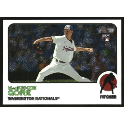 2022 Topps Heritage Chrome #565 MacKenzie Gore