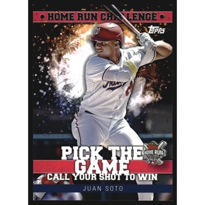 2022 Topps Home Run Challenge Code Cards #HRC2 Juan Soto