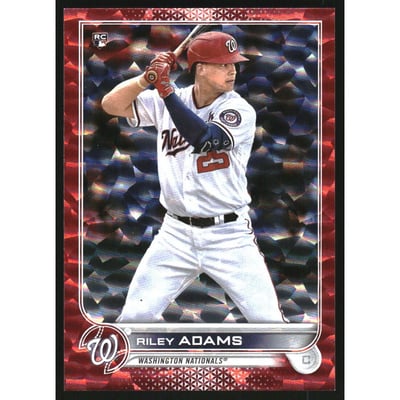 2022 Topps Red Foilboard #158 Riley Adams