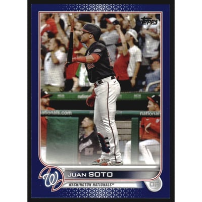 2022 Topps Royal Blue #150 Juan Soto