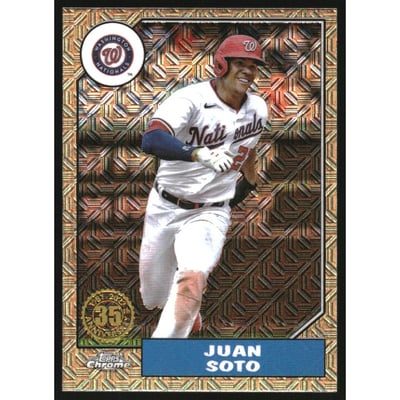 2022 Topps Update '87 Topps Silver Pack Chrome #T87C57 Juan Soto