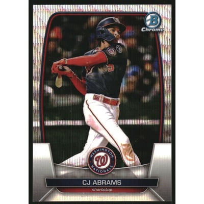 2023 Bowman Chrome Wave Refractors #74 CJ Abrams