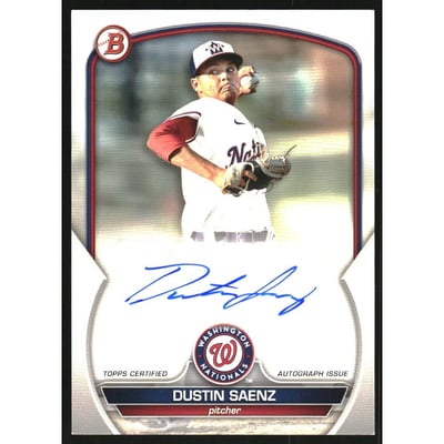 2023 Bowman Prospect Autographs #PPADS Dustin Saenz