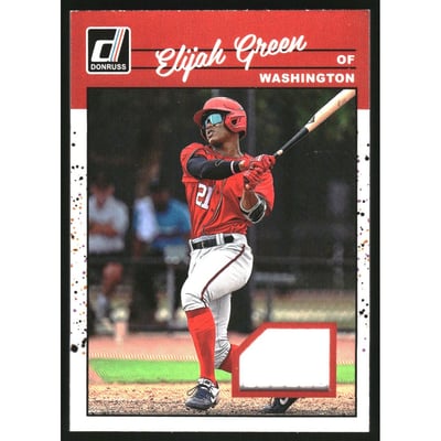 2023 Donruss Retro '90 Materials #17 Elijah Green