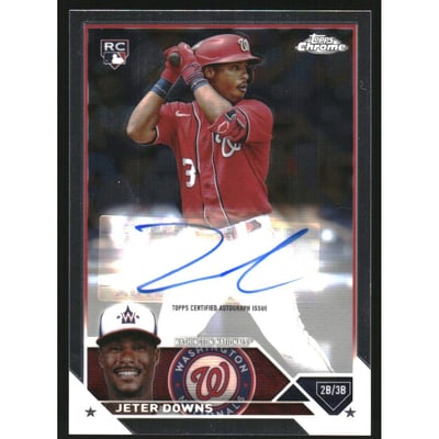 2023 Topps Chrome Update Autographs #ACJDO Jeter Downs