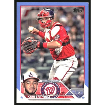 2023 Topps Father's Day Blue #130 Keibert Ruiz
