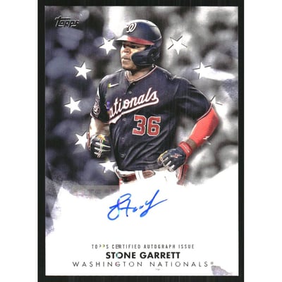 2024 Topps Baseball Stars Autographs #BSA2SG Stone Garrett S2