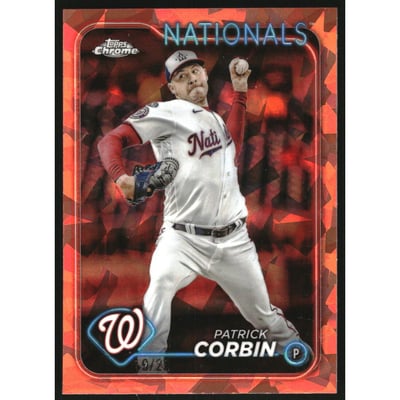 2024 Topps Chrome Sapphire Orange Refractors #236 Patrick Corbin