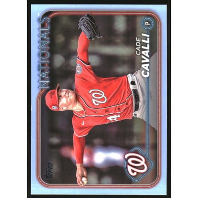 2024 Topps Update Father's Day Blue #US126 Cade Cavalli