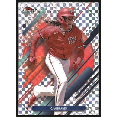 2025 Finest Checkerboard Refractors #292 CJ Abrams