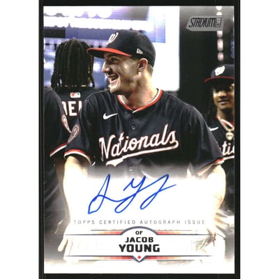 2025 Stadium Club Autographs #SCBAJY Jacob Young