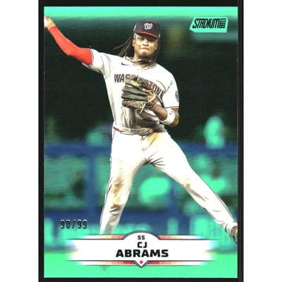 2025 Stadium Club Turquoise #188 CJ Abrams