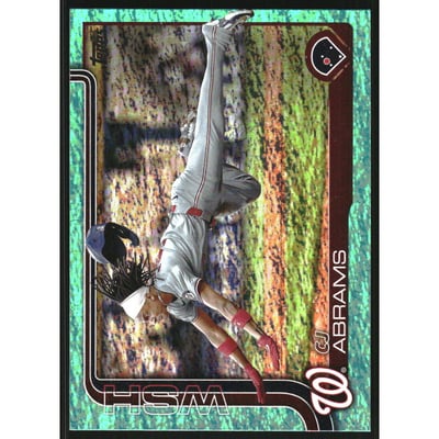 2025 Topps Aqua Holo Foil #122 CJ Abrams