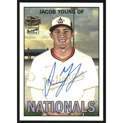 2025 Topps Archives '67 Topps Fan Favorites Autographs #67FFAJY Jacob Young