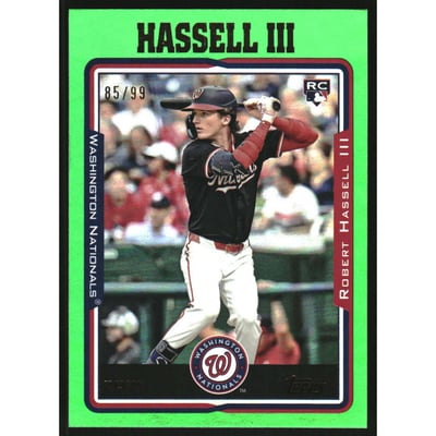 2025 Topps Archives Green Foilboard #229 Robert Hassell III