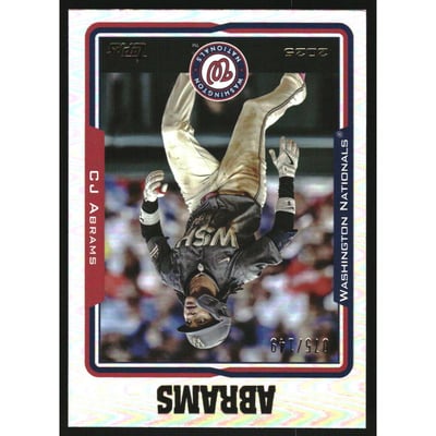 2025 Topps Archives Rainbow Foilboard #243 CJ Abrams