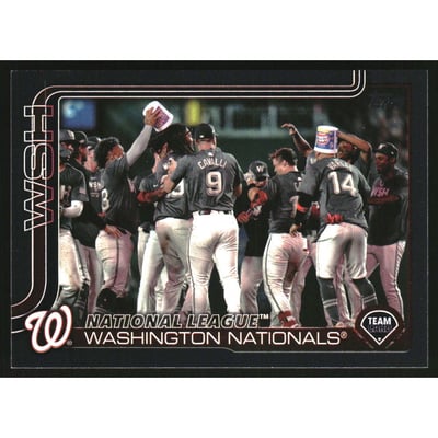 2025 Topps Black #507 Washington Nationals