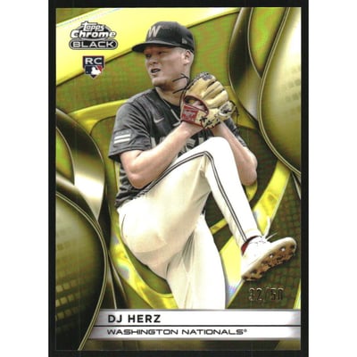 2025 Topps Chrome Black Gold Refractors #67 DJ Herz