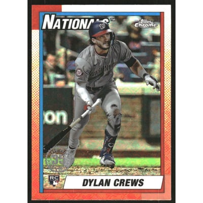 2025 Topps Chrome Logofractor '90 Topps #90CB16 Dylan Crews