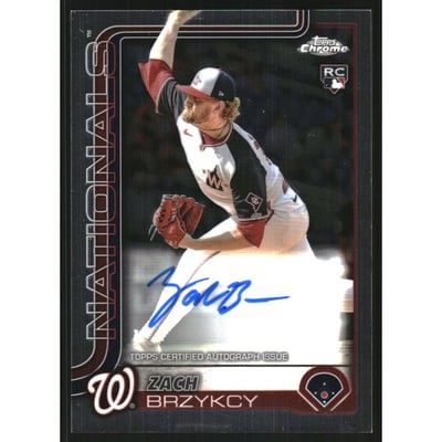 2025 Topps Chrome Rookie Autographs #RAZB Zach Brzykcy