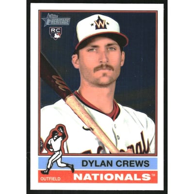 2025 Topps Heritage Chrome #247 Dylan Crews
